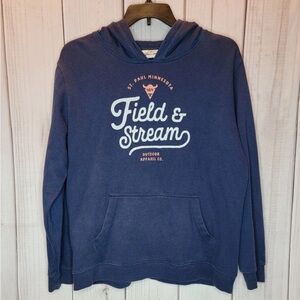 Field & Stream St Paul ,Minnesota Longsleeve Pullover Hoodie Blue Men’s Size XL